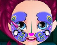 Baby barbie hobbies face painting ingyen játék