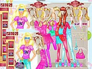 Barbie room dress up online